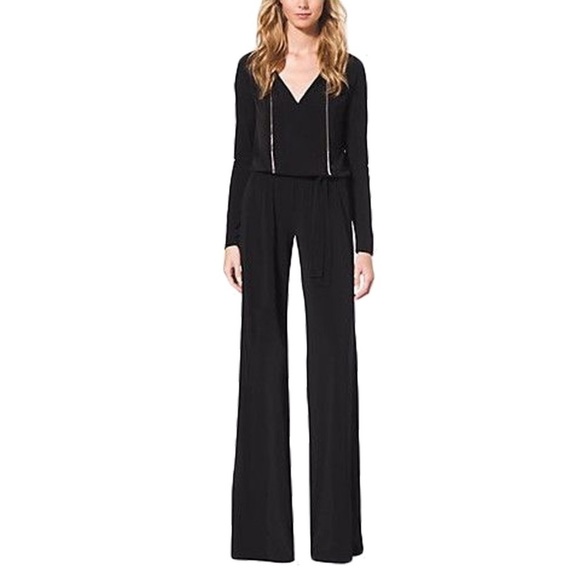 Michael Kors Pants - Michael Kors chain neck wide leg jumpsuit -#309
